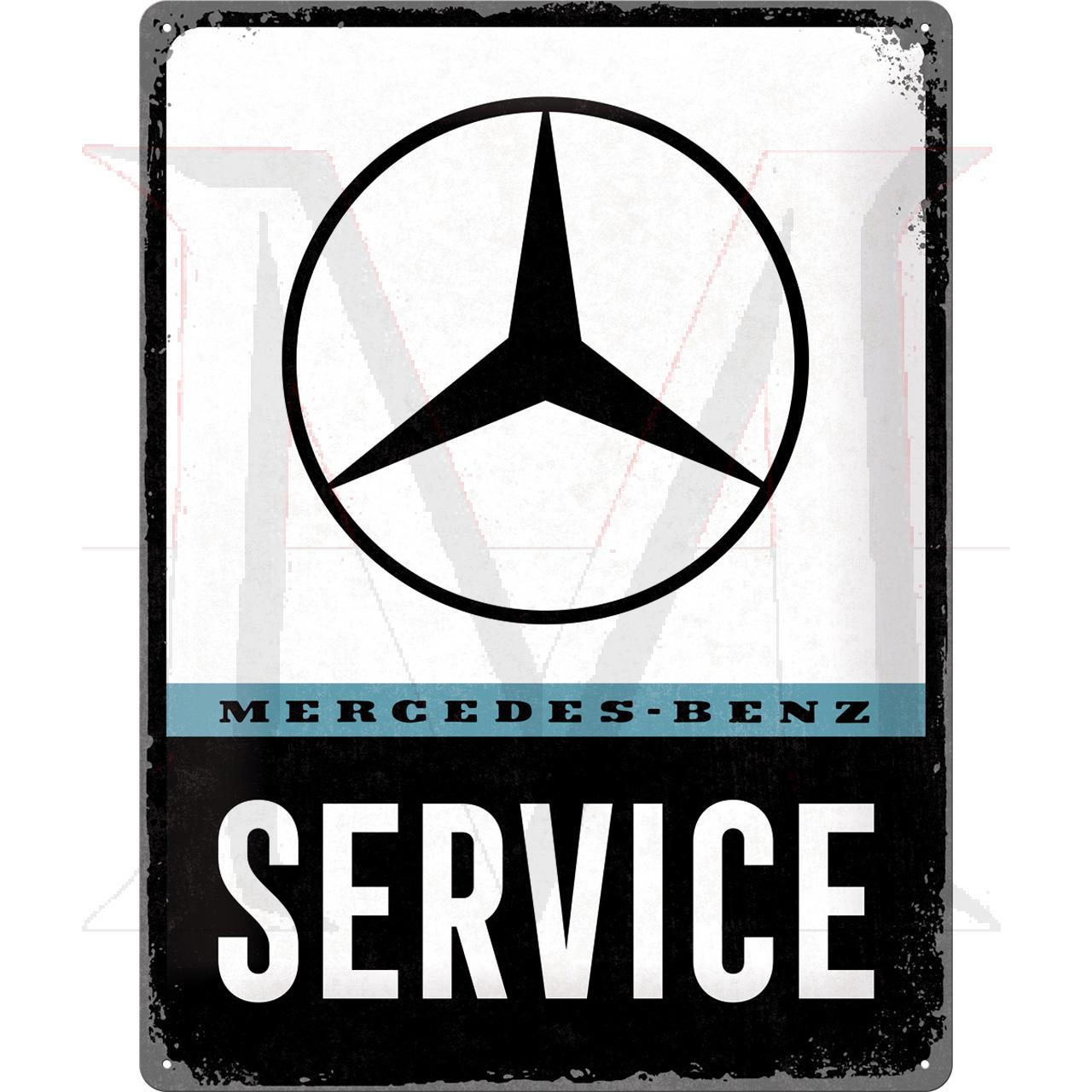 Mercedes-Benz Tin Sign Service